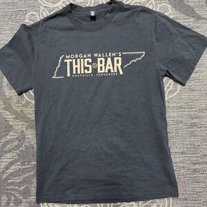 Men's Black Graphic Long Sleeve Tee